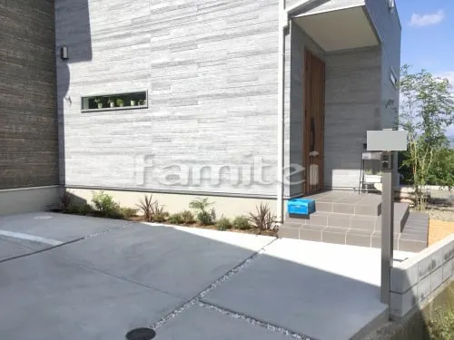 新築オープン外構