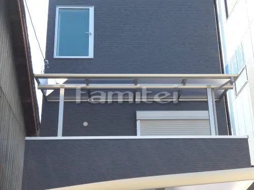 ベランダ屋根 フラットテラス屋根 2階用 F型