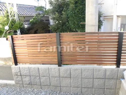 木製目隠しフェンス塀 ウリン 支給品
