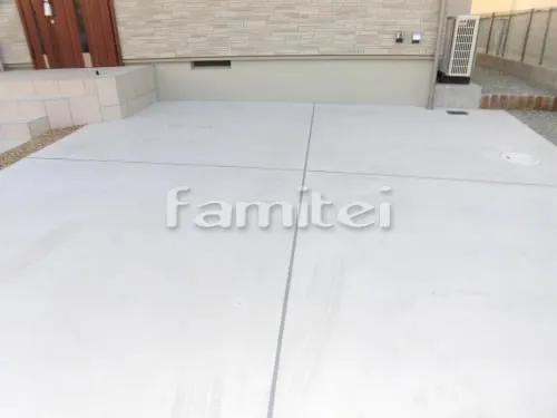 駐車場ガレージ床 土間コンクリート 伸縮目地