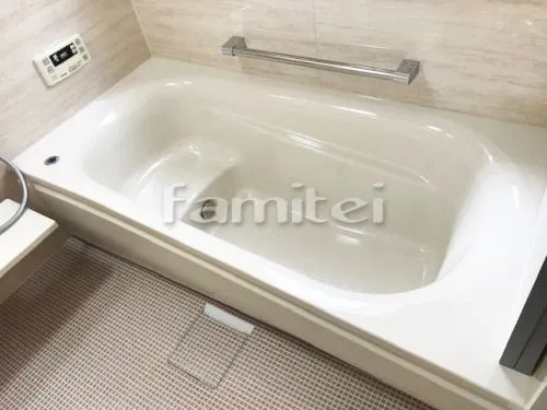 ユニットバス TOTO サザナHS Sシリーズ 魔法びん浴槽 1616の外構施工例