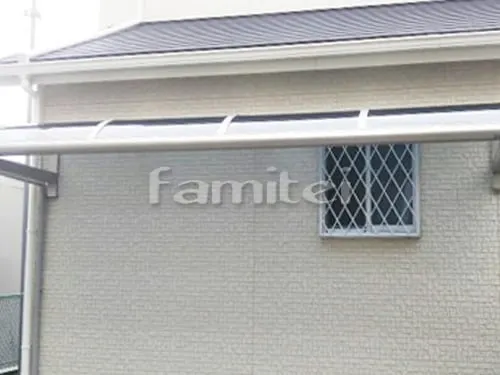 柱なし雨除け屋根 YKKAP ヴェクターテラス屋根(ベクター) 1階用 R型アール屋根