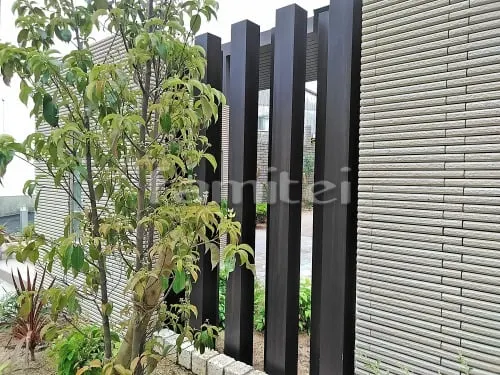 木製調デザインアルミ角柱 LIXILリクシル デザイナーズパーツ 枕木材 角材