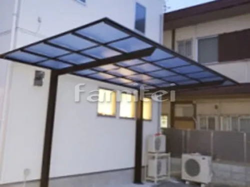 カーポート LIXILリクシル ネスカF 1台用(単棟) F型フラット屋根