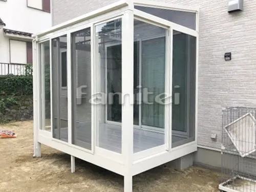 ガーデンルーム YKKAP ソラリア F型フラット屋根 テラス囲い ガーデンルーム YKKAP ソラリア F型フラット屋根 テラス囲い