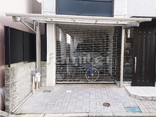 カーポート YKKAP レイナポートREグラン 1台用(単棟) R型アール屋根 逆勾配 目隠しフェンス塀 LIXILリクシル プレスタ5型 横目隠し