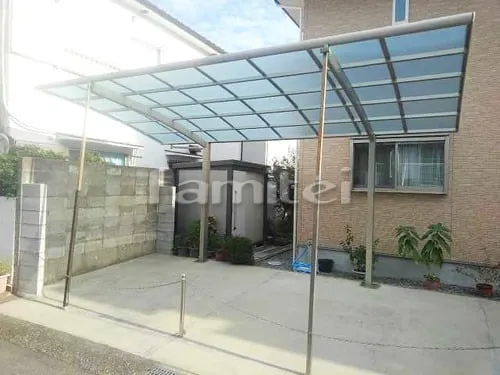 カーポート プライスポート 1台用(単棟) R型アール屋根