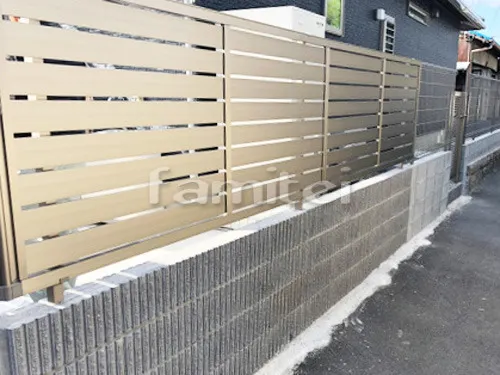 目隠しフェンス塀 LIXILリクシル セレビューR3型 化粧ブロック ユニソン ジャスティ