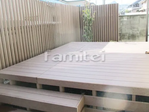 樹脂製ウッドデッキ 階段ステップ1段