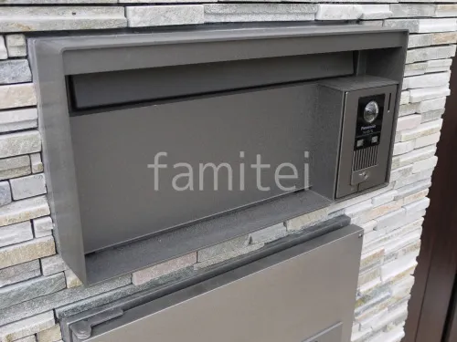 郵便受けポスト Panasonicパナソニック ユニサス ブロックタイプ 照明付き