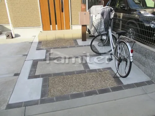 玄関前 土間コンクリート