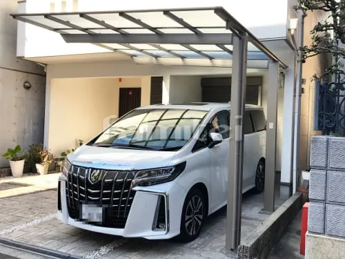 カーポート１台 （単棟） LIXIL ネスカＦ フラット屋根