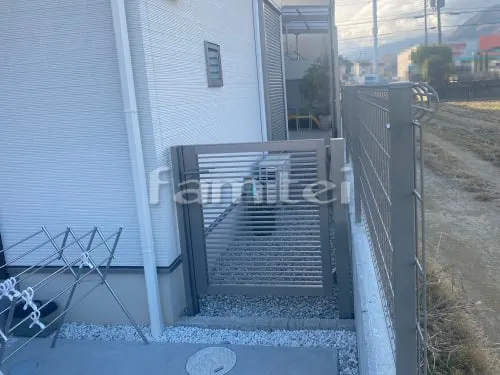 片開き 門扉 LIXIL AB YR2型 細横桟 