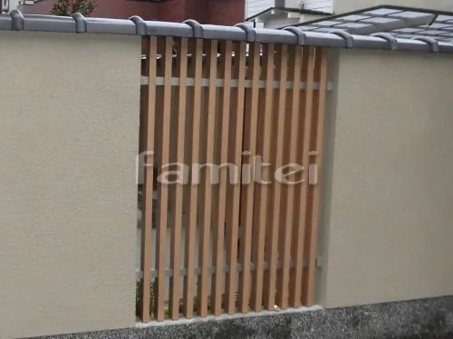 格子フェンス LIXILリクシル プログコートM1型 笠石