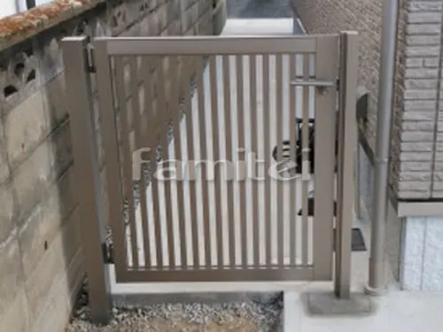 勝手口門扉 LIXILリクシル AB TR3型 太たて桟 10-09 片開き