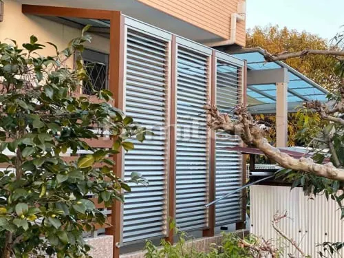 木製調テラス屋根 YKKAP アウタールーフ 1階用 F型フラット屋根