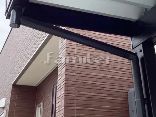 カーポート雨樋 配管接続