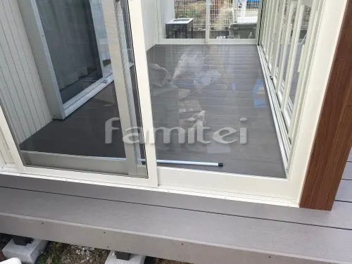 人工木材ウッドデッキ LIXILリクシル 樹ら楽ステージ(きらら) 樹脂