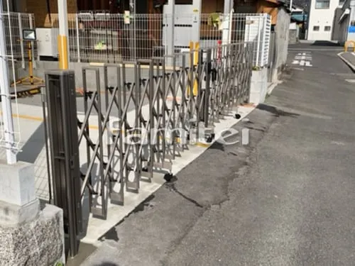 両開き 伸縮門扉 LIXIL セレビューFA型 