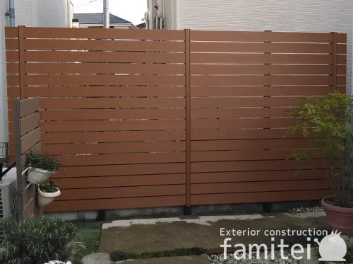 目隠しフェンス塀 F&F マイティウッド