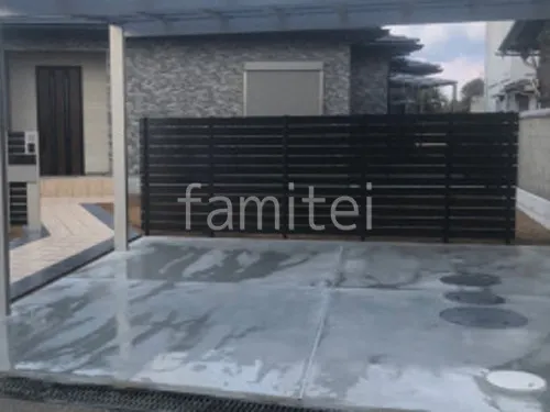 人工木・樹脂 フェンス（木調） F＆F マイティウッド ベーシック極 目隠し 木調・ラティス 樹脂