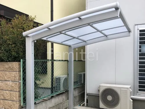 サイクルポート 自転車バイク屋根 LIXIL ネスカR ミニ アール屋根