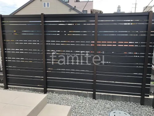 人工木・樹脂 フェンス（木調） F＆F マイティウッド ベーシック極 目隠し 木調・ラティス 樹脂