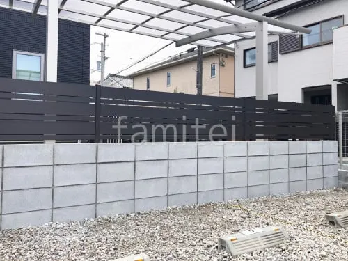 人工木・樹脂 フェンス（木調） F＆F マイティウッド ベーシック極 目隠し 木調・ラティス 樹脂