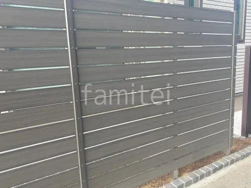 人工木・樹脂 フェンス（木調） F＆F マイティウッド ベーシック極 目隠し 木調・ラティス 樹脂