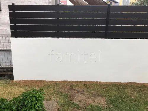 人工木・樹脂 フェンス（木調） F＆F マイティウッド ベーシック極 目隠し 木調・ラティス 樹脂