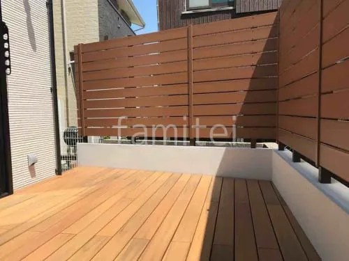 人工木デッキ  タカショー 人工木 エバーエコウッド リアル 