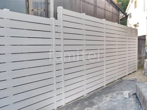 人工木・樹脂 フェンス（木調） F＆F マイティウッド ベーシック極 目隠し 木調・ラティス 樹脂