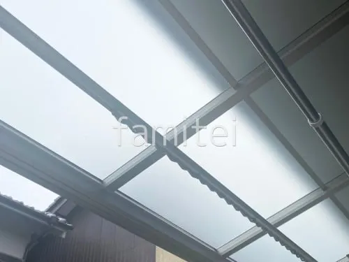 本体色 プラチナステン 屋根材 熱線遮断ポリカーボネート クリアマット