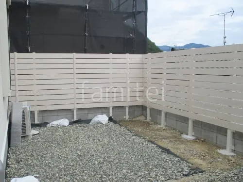 人工木・樹脂 フェンス（木調） F＆F マイティウッド ベーシック極 目隠し 木調・ラティス 樹脂