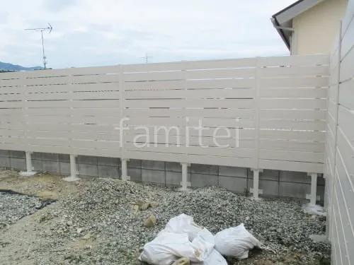 人工木・樹脂 フェンス（木調） F＆F マイティウッド ベーシック極 目隠し 木調・ラティス 樹脂