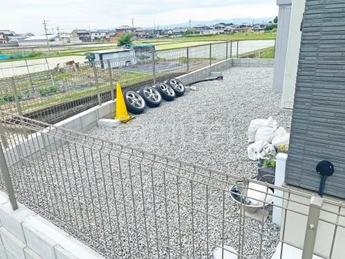 スチールメッシュ フェンス YKKAP イーネット3F型 スチール柱 境界・メッシュ