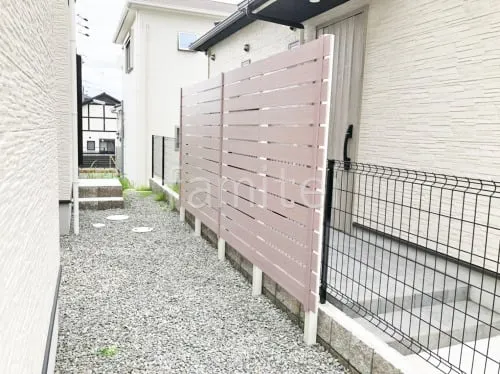 人工木・樹脂 フェンス（木調） F＆F マイティウッド ベーシック極 高尺タイプ 目隠し 木調・ラティス 樹脂