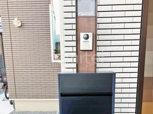 機能門柱 三協アルミ 木製調ファノーバ