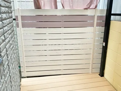 人工木・樹脂 フェンス（木調） F＆F マイティウッド ベーシック極 高尺タイプ 目隠し 木調・ラティス 樹脂