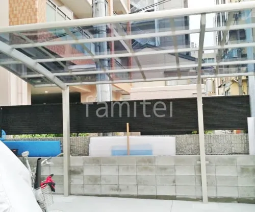 カーポート１台 （単棟） YKKAP アリュース アール屋根