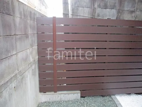 人工木・樹脂 フェンス（木調） F＆F マイティウッド ベーシック極 高尺タイプ 目隠し 木調・ラティス 樹脂