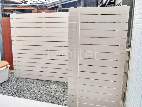 人工木・樹脂 フェンス（木調） F＆F マイティウッド ベーシック極 高尺タイプ 目隠し 木調・ラティス 樹脂