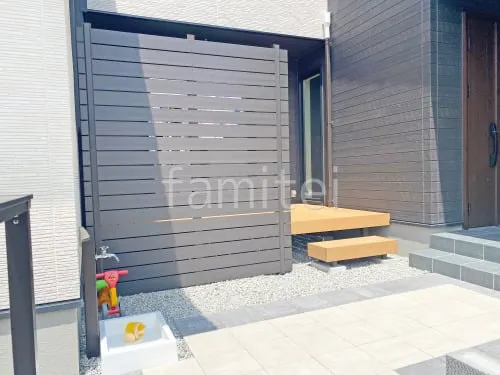 人工木・樹脂 フェンス（木調） F＆F マイティウッド ベーシック極 高尺タイプ 目隠し 木調・ラティス 樹脂 人工木デッキ  LIXIL 人工木 樹ら楽ステージ 