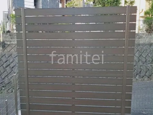 人工木・樹脂 フェンス（木調） F＆F マイティウッド ベーシック極 高尺タイプ 目隠し 木調・ラティス 樹脂