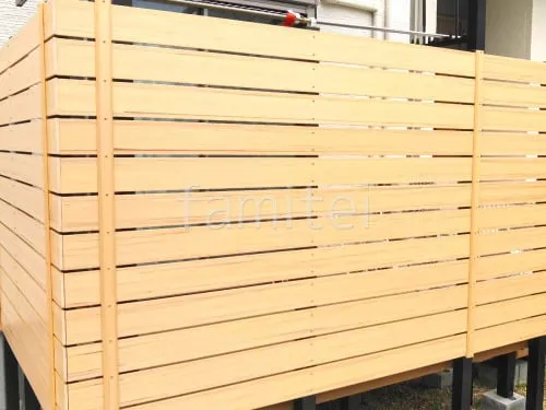 人工木・樹脂 フェンス（木調） F＆F マイティウッド ベーシック極 高尺タイプ 目隠し 木調・ラティス 樹脂