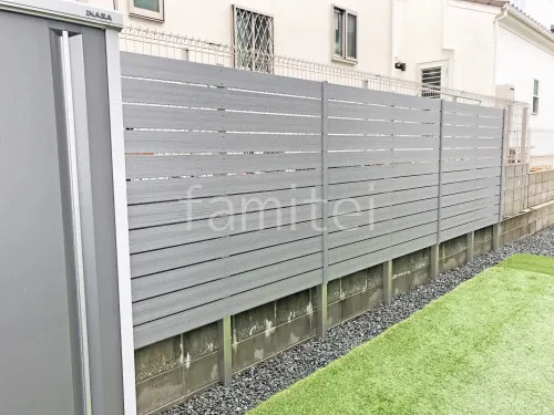 人工木・樹脂 フェンス（木調） F＆F マイティウッド ベーシック極 高尺タイプ 目隠し 木調・ラティス 樹脂