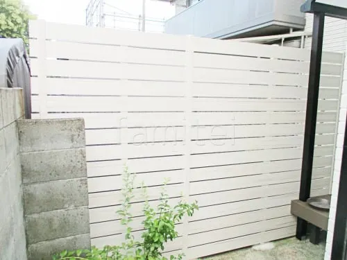 人工木・樹脂 フェンス（木調） F＆F マイティウッド ベーシック極 高尺タイプ 目隠し 木調・ラティス 樹脂