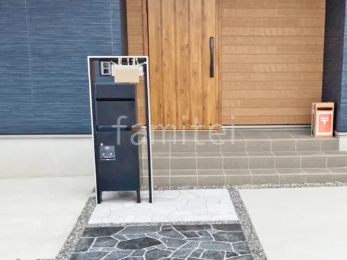 宅配ボックス門柱 （機能門柱 ） 三協アルミ フレムス クラシック1型 パターンB 