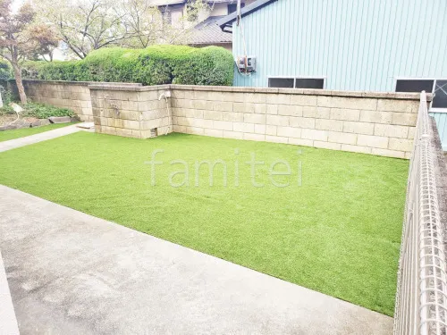 人工芝 防草シート加工 ヨシミツ毛織 リアル人工芝 35mm 