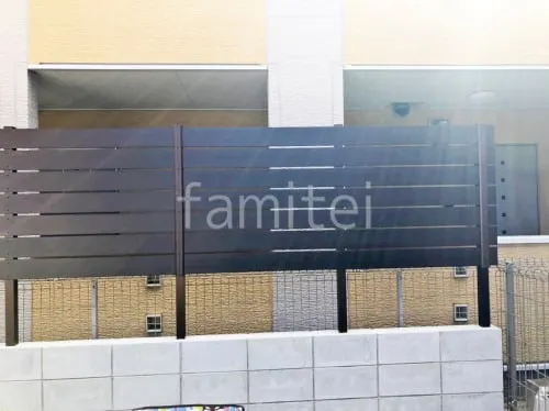 人工木・樹脂 フェンス（木調） F＆F マイティウッド ベーシック極 目隠し 木調・ラティス 樹脂